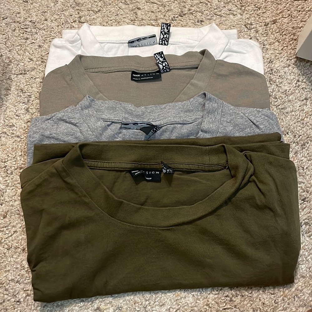 ASOS essentials 4 pack of tees